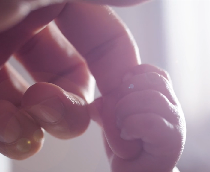 thumbnail image of baby's hand being held